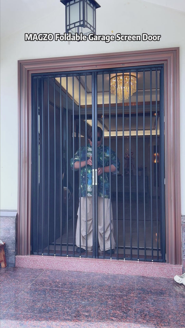 Mosquito protection, security, and airflow in one. #MAGZO #Screendoor #ventilation #door