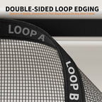 Custom side-open magnetic screen with double-sided loop edging for secure fit, easy installation and enhanced durability.